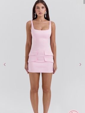 kaia ivory a-line mini dress House OF CB Kaia A-Line Mini Dress